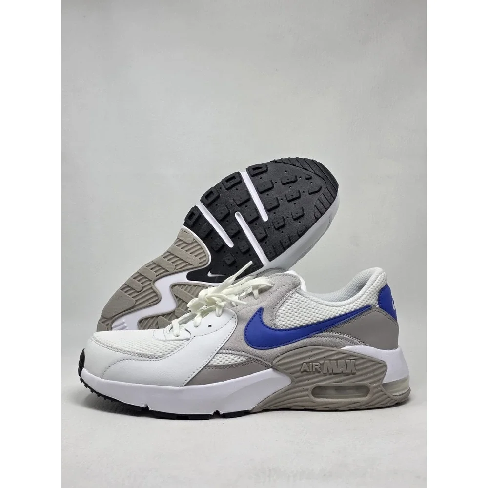 Nike Air Max Excee Mens Sneakers Shoes White Grey Blue Size 10 FZ5486-101 New